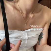 hellojune 925 silver gold-plated vintage Oval Pendant Necklace