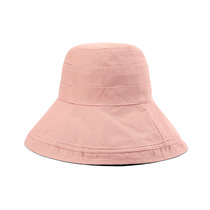 Hat female spring and summer new face-covering fishermans hat big along sunscreen sun hat outdoor travel wild fashion too