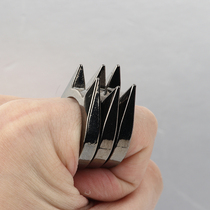 Self-defense ring self-defense equipment anti-wolf artifact multifunctional male and female girl hidden weapon cat ear anti-bad products legal