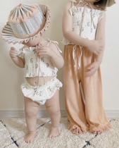 3N not refund spot Liilu girl super beautiful flower with label jacket blouse floral shorts