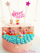 HAPPY BIRTHDAY cake slot dessert lay birthday cake dress cake and flag flag flag