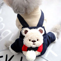 Autumn Winter thickened Puppy cotton clothes Pet clothes Bio VIP Bou Beauty Snowneri Teddy Mini Dog Clothes Warm
