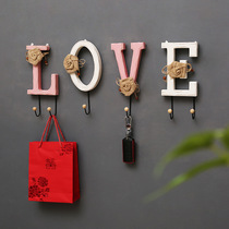 Net red ins into the home porch pink adhesive hook girl room wall hanger wall coat hook key