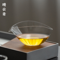 A clear and sunny day of fasting) The job man makes a leaf of a flat boat high through glass justice Cup Day Gonger Cup Sub-tea Broken Water Good