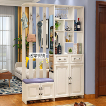 European entrance shoe cabinet Simple modern foyer cabinet Door wardrobe cabinet Screen partition cabinet Living room decoration cabinet combination