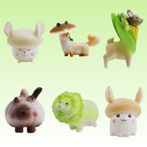 Shake-in-the-money Vegetable Elf Goblet of Lean Mushrooms Corn Deer Onion Animal Ornaments Hands on a Home Ornament