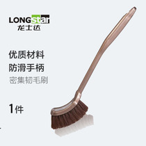 Longshida no dead corner toilet brush toilet brush long handle toilet cleaning brush soft hair toilet toilet brush