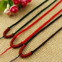 Bold long necklace rope sweater chain hand-woven necklace lanyard accessories pendant rope jade pendant sling