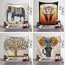 Home Decoration Elephant Tapestry Wall Hanging Throw Hippie