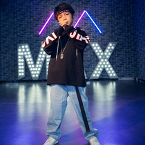 Childrens hip-hop suit boys hip-hop style hiphop hooded sweater performance clothes jeans performance clothes catwalk trend