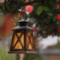 SKETCH sketch) Small wooden wind light Wooden portable light Small night light USB charging touch switch ancient style table lamp