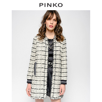 PINKO Womens Plain Woven Coat 1G144B7385