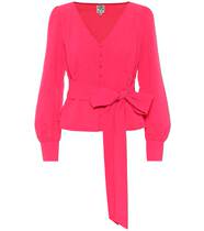  2021 BAUM UND PFERDGARTEN Gwen V collar blouses womens shirts