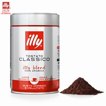 Italian illy coffee ILLY250 gram canned medium roasted coffee powder without sugar