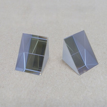 Optical glass right angle prism equal waist prism 90 degree total reflection physics experiment light refraction