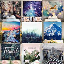 Background cloth ins hanging cloth wall cloth room decoration cloth starry sky background cloth bedside wall cloth tapestry Net red layout