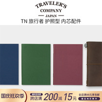 Japan MIDORI Travelers Notebook TN traveler Notebook passport type inner core accessories