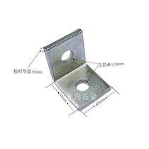 Photovoltaic Bracket Accessories Galvanized C Steel Connector Corner Yard hot galvanized triangular L type T cross Right angle brace