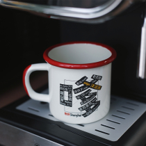 HOWstore Jiushen Xdoyun College Nong Good Shanghai Series cooperative Enamel Cup Water Cup milk cup