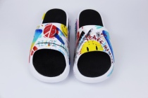 Popular New CL sneakers custom graffiti theme sneakers hand-painted slippers DIY service with shoes