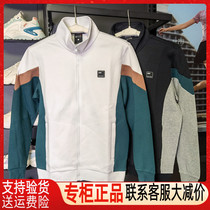 Noble Bird Mens Clothing 2022 Spring New Sports Casual Stand-up Collar Zipper Knit Jacket 1021F45