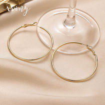 Winy Earbuds Pin Earrings Adorned Golden South Korea Inins Individuality 100 Hitch Yofashion Net Red Temperament Advanced Sensation