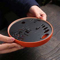 Alloy noodles pot bearing Cup tray base ceramic tea pot pad tea slag waste water water glass kung fu tea set tea table tea ceremony accessories