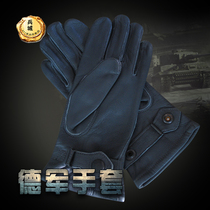 Grey Mountain Goat Leather Gloves German Tactical Gloves Army Fan Outdoor Gloves