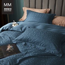 Brief about four sets of long suede cotton 100 sheets of bed sheet American Pure Cotton Bed Bedding Summer Bed