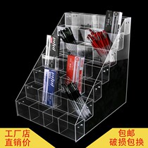 Supermarket pen frame acrylic pen display shelf pencil pencil neutral pen pen pen collection box display rack
