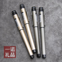 Deli S96 signature gel pen 0 7mm black business office stationery writing pen can be customized lettering LOGO