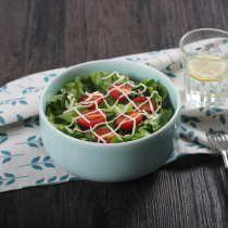 Celadon large noodle soup bowl household ceramic instant noodle bowl salad noodle rice bowl Japanese creative vegetable bowl