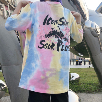 (Su Xinhao Tongan) ICONSLAB joint SSUR PLUS Water Ink Fuji Mountain Sky Dyed Short Sleeve T-shirt