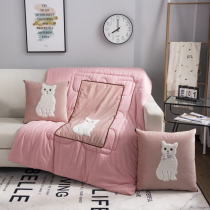 Car thick pillow quilt dual-purpose car office nap pillow car sofa pillow winter air conditioning quilt