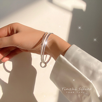 S925 sterling silver bracelet female light luxury exquisite ins niche design advanced sense bracelet handpiece jewelry gift