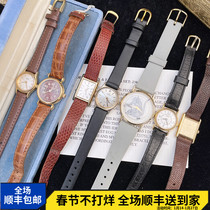 Western Antique Vintage Watch Jewelry Colored Treasure Rhinestone Versatile European and American Ins Hong Kong Style Womens Watch Bracelet Bracelet Watch