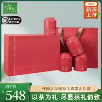 Huangshan Maufeng 2022 New Tea Tea Tea Ming Before Special 200g Green Tea Anhui Mao Feng Bud Tea Gift Box