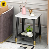 Nordic light luxury bedside table simple modern Net red sofa small side locker bedside cabinet storage cabinet rack