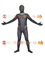 Men Adult Children Leica Eric Black Leopard Gold Version Super Hero Conjoined Tight Clothing Zentai Suit