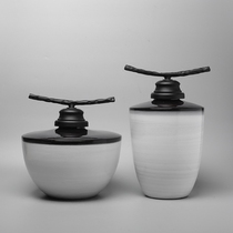 Modern New Chinese Style Brief Model Room Soft Decoration Creative Living Room Home TV Cabinet Handicraft Swing Piece