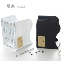  Nijia non-black and white series retractable book stand Folding book holder Book stand Book stand Three columns large student