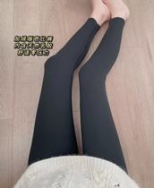 Clear Cabin without Withdrawal Latex Barbie Pants Plus Suede Shark Pants Body-pants slim fit high-bounty Hip Small-footed pants