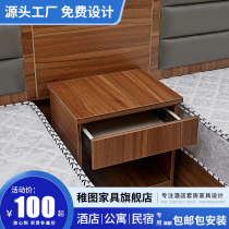 Hotel hotel furniture simple bedside table storage cabinet locker rental room storage small bag drawer bedside table