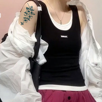 Flower tattoo stickers not halo color juice juice flower arm tattoo stickers can not be removed tattoo stickers can last for 2 weeks tattoo