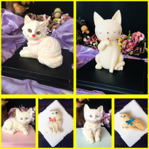 3D cartoon mousse cake mold silicone three-dimensional ice cream cake dessert mold cat model cute commercial