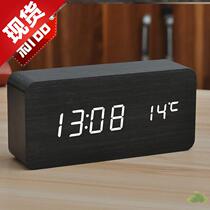 Multi-functional l can h simple alarm clock student k with rechargeable temperature boys desk girl luminous electronic clock