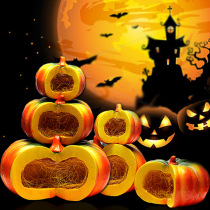 Halloween decoration props opening pumpkin large playgrounds dress up pumpkin lanterns ghost festival haunted house decoration