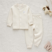 Infant autumn and winter cotton thermal underwear set men and women baby cotton sweater 0-6 children underwear baby clothes