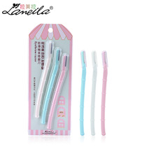 Lameira three-piece slender eyebrow knife stainless steel sharp beginner special eyebrow shaving knife A0882