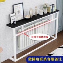 Modern heating sheet upper shelf floor headboard accommodating rack multilayer sofa rear strip bookshelf slit separator
